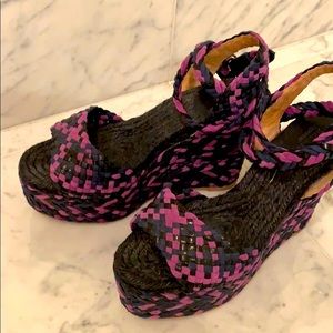 Leather/Suede wedges